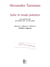 Partition musicale - Suite in modo polonico - Alexandre Tansman - Pour guitare seule