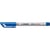 Lot de 10 feutres pour transparents OHPen encre soluble pointe moyenne - STABILO - Bleu