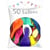 50 Ballons Multicolores - 30 cm