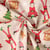 Tissu Toile Polycoton Lutinou esprit de Noël sur fond Beige