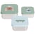 Lot de 3 boîtes à goûter inox Tiny Team Chien Lässig