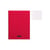 Cahier - A4 (21x29,7cm) - Grands carreaux - 48 pages - Polypro - sans spirale - Rouge