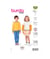 Patron Burda Kids n°9254 – Sweatshirt Enfant Garçon Fille Tailles 104-146 taille n°Taille unique