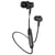 Avizar Écouteurs intra-auriculaires Bluetooth Magnétiques Télécommande et Micro Noir