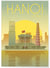Affiche Vietnam Hanoi | A3 : 29,7x42cm