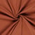 Tissu 100%  coton uni Matera Terracotta