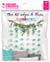 KIT RIDEAU DE FLEURS EN GLUEPATCH BLEU 900x800x80mm