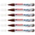 Lot de 6 marqueurs peinture acrylique pointe moyenne - EDDING - Marron Chocolat - 5100
