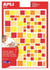 P 6F 756 GOMMET ENL CARRE COUL.ASSORTIES