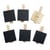 LOT 6 PINCES A LINGE ARDOISE CARRE 45