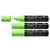 Lot de 3 marqueurs pointe large biseautée - STABILO - Vert clair - FREE acrylic T800C
