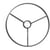 Graine Créative - Armature abat-jour cercle avec bague Ø 10 cm