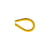 Bobine 25m Cordon tricoté 4.5mm jaune bouton d'or