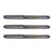 Lot de 3 Stylo plume PILOT V-Pen - Violet - Pointe 0,4 mm - Corps argent