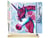 Peinture par Numéro Figured'Art - Licorne rouge et bleu - Kit de Loisir Créatif DIY Numéro d'Art Complet - 40x50cm toile roulée + châssis en bois à monter