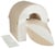 Set de 2 blocs en mousse blanc, cappuccino - Velinda