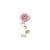 Ecusson thermocollant visage abstrait bio 5x5cm
