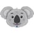Ballon Géant Tête de Koala - 94 cm