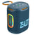 Enceinte Bluetooth Puissante 25W Étanche IPX6 Avec Lumières RGB Pour Extérieur Bleu YONIS