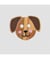 Bouton en bois motif animaux de la ferme 2 trous Prym – Ø 15 mm – Bois d’olivier naturel & design ludique 022 chien