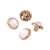Bouton bijou perle blanc 11mm