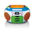 Radio Cd Et Cassette Portable Multicouleur - Lenco SCD-971