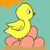 LUC - Kit canevas Soudan Le Poussin 20x20cm
