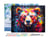Peinture par Numéro Figured'Art avec Cadre - Ours Coloré Abstrait - Kit de Loisir Créatif DIY Numéro d'Art Complet - 40x50cm toile tendue sur châssis