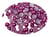 300 PERLES CABOCHON Demi Rond à coller acrylique Violet nacre 4 mm - Dos Plat - Creation Diy