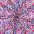 Tissu Popeline de Coton digital petites fleurs sur fond Violet