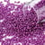 1000 Perles de rocaille violet métallisé diamètre 2 mm 12/0 - création bijoux