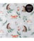 Tissu coton impression numérique lapins et oursons de 150 cm de largeur Blanc vendu par 50 cm