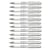 Lot de 12 rollers encre gel Uni-Ball Signo Broad UM153