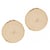Set  de 2 rondelles  6 à 8 cm - bois - Artemio