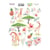 Planche de stickers couleur embelissement Fabrika Decoru SAFARI FOR KIDS 229