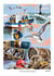 Canevas antique Carnet du marin pêcheur 45x60cm