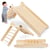Toboggan Enfant Mamabrum - Pliable Échelle Sûre - Favorise la Motricité - Bois