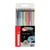 Kores - Kolores Style Metallique: 12 crayons de couleurs fabriqués du bois noir, pour enfants, élèves et adultes, set de 12 couleurs métalliques assorties