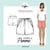 Patron Craftine Short Pomme - Format Papier