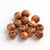 100 PERLES en BOIS MARRON Naturel Strié 8 mm - creation bijoux