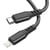 Moxie Câble USB-C vers Lightning 15W Charge et Synchronisation en Nylon Tressé 2m Noir