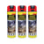 3 sprays de peinture -  Rouge fluo - Marquage - Repérage - Traceur de chantier - 500ml