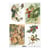 1 feuille de papier de riz 21 x 29,7 cm Itd Collection NOEL RETRO 787