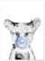 Affiche Bulle d'Ours Bleue | A3 : 29,7x42cm