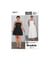 Patron Simplicity 9917 - Robe avec ceinture taille n°FR 36-44