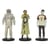 Beetlejuice - Pack 3 figurines Waiting Room 2 10 cm - Neca