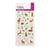 1 PLANCHE STICKERS TRANSPARENT FOIL OR RENNES