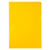 Sachet de 10 pochettes coin PVC lisse haute résistance 13/100e - A4 - Jaune - x 10 - Exacompta