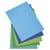 Coupon de Feutrine autocollant Bleu vert 5 pièces