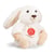peluche Lapin Poppi blanc 15 cm - Hermann Teddy Original